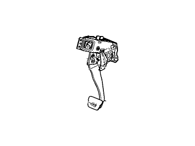 2010 Chevrolet Camaro Brake Pedal - 92247628