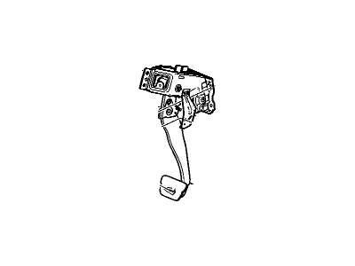 GM 92247628 Pedal,Brake(W/Bracket)