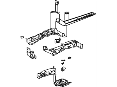 GM 19120205 Rail Kit,Front Compartment Side (LH)