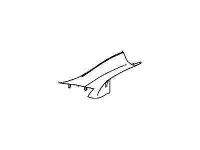 GM 25657580 MOLDING, Windshield Garnish Molding