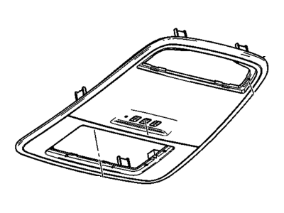 GM 23149041 Console Assembly, Roof *Neutral