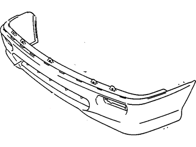 GM 96066631 Front Bumper, Cover Lower