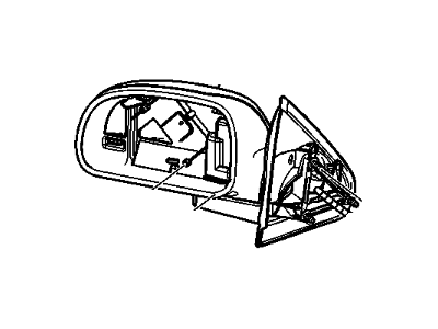 GMC Envoy Side View Mirrors - 15808570