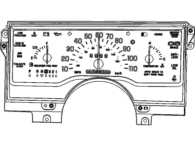 1996 Buick Century Instrument Cluster - 16192424