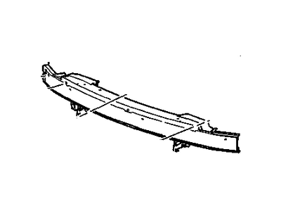 GM 25860888 Bar Assembly, Front Bumper Imp