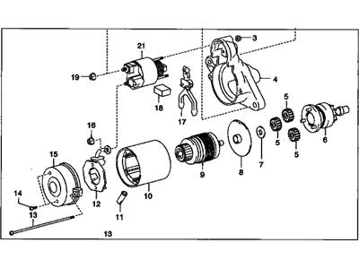 GM 19205422 Starter Asm