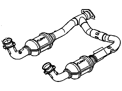 GM 15012266 3Way Catalytic Convertor Assembly (W/ Exhaust Front Pip