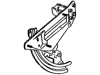 GM 12364471 GUIDE, Quarter Window