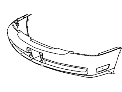 2003 Cadillac Seville Bumper - 19151518