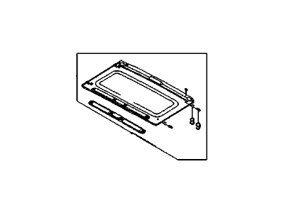 96464393 GM Sunshade,Sun Roof *Beige Illustration 1 of 1