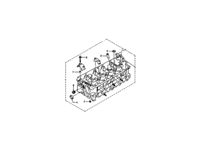 GM 91177344 Cylinder Head Assembly (On Esn)