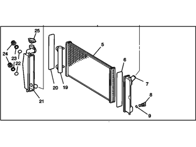 GM 88969096 Radiator