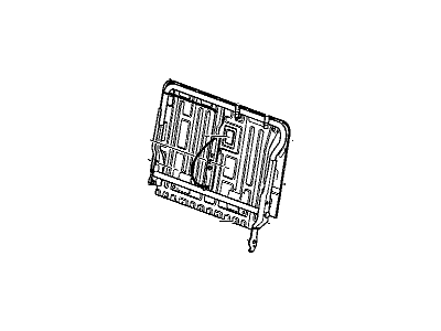 GM 88937996 Frame,Rear Seat Back Cushion