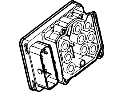 2015 Buick Allure ABS Control Module - 23175776