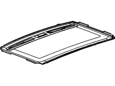 GM 22923745 Sunshade Assembly, Sun Roof *Neutral