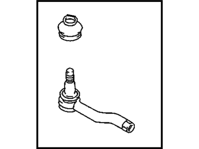 2002 Chevrolet Tracker Tie Rod End - 91174754