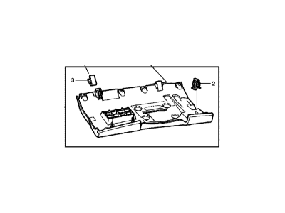 GM 92155323 Panel,Instrument Panel Lower Trim