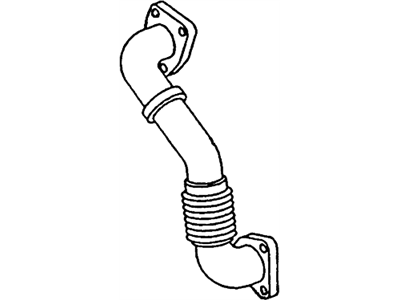 GM 97223166 Exhaust Turbo Inlet PIPE Assembly