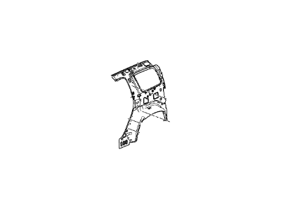 15896792 - Genuine GM Frame Assembly, Body Side Inner