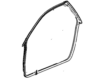 GM 22840439 Weatherstrip Assembly, Front Side Door (Body Side)