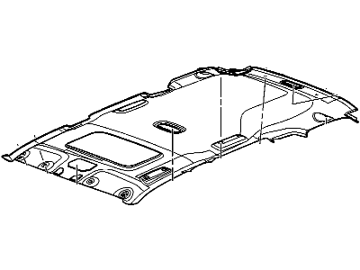 GM 19151054 Panel Asm,Headlining Trim *Light Opel Gray *Gray