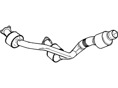 2017 GMC Sierra Exhaust Pipe - 23462199