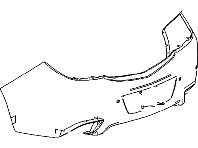 GM 22741023 Rear Bumper Cover