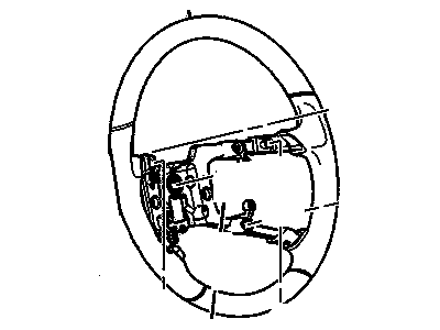 GM 25852334 Steering Wheel Assembly *Ebony