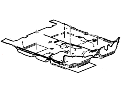 GM 15783887 Carpet Assembly, Floor Panel *Pewter R