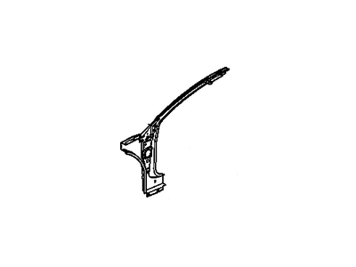 10448402 GM Reinforcement, Front Side Door Lower Hinge (Body Side) Illustration 1 of 1