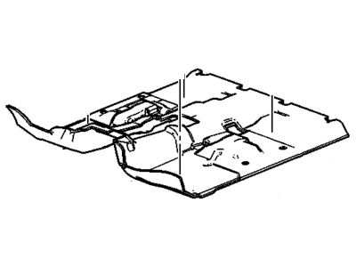 GM 94672828 Mat Assembly, Front Floor Panel *Black