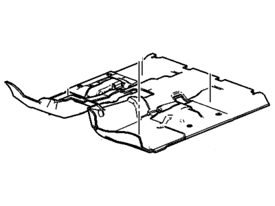 GM 22996985 Carpet Assembly, Front Floor Panel *Cashmere E