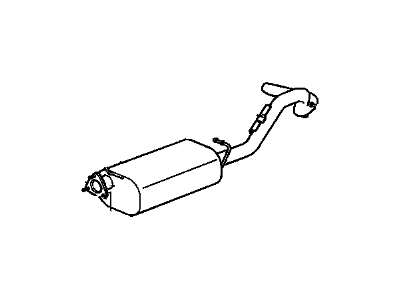 2002 Chevrolet Express Muffler - 15739875