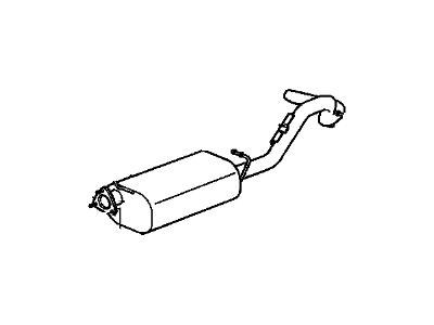 2002 GMC Savana Exhaust Pipe - 15739875