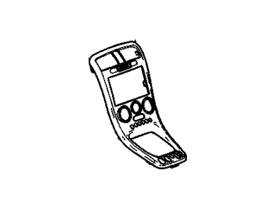 GM 25927922 Bezel Assembly, Instrument Panel Accessory *Silver O