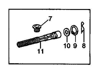 2005 Pontiac Vibe Clutch Master Cylinder - 94859175