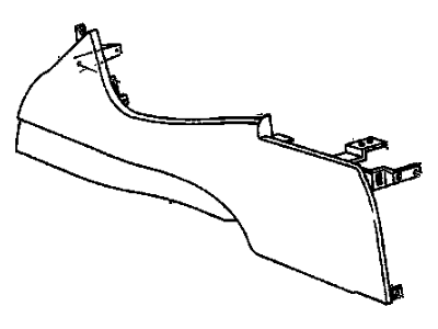 1999 Buick Riviera Center Console Base - 12536884