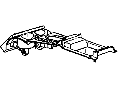 GM 25631809 PLATE, Floor Console