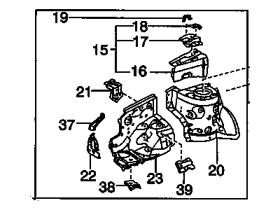 GM 19183840 Panel,Front Wheelhouse