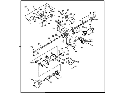 GM 19167202 Column Asm,Steering