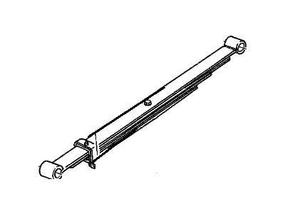 1998 Chevrolet S10 Leaf Spring - 15153867