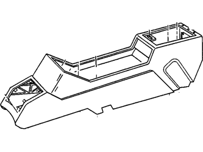 1987 Oldsmobile Toronado Center Console Base - 1643674