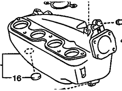 2003 Pontiac Vibe Intake Manifold - 88969610