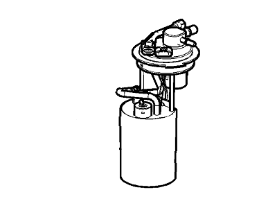 GM 19168413 Fuel Tank Fuel Pump Module Kit (W/O Fuel Level Sensor)