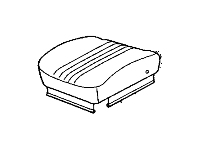 12383206 GM Cover,Driver Seat Cushion *Gray Illustration 1 of 1