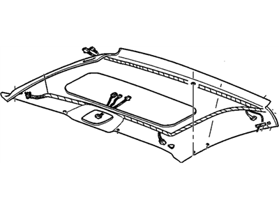 GM 10449513 Panel Assembly, Headlining Trim *Neutral