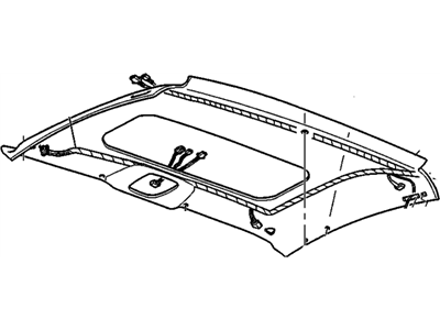 GM 10299628 Panel, Roof Inner Trim <Use 1C3M