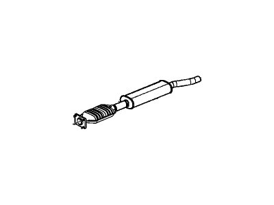 GM 19152009 Catalytic Convertor Assembly (W/Integral Resonator)