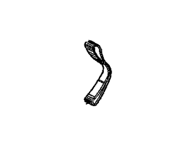 GM 12382435 Strap Asm,Rear Seat <Use 1C8L*Red