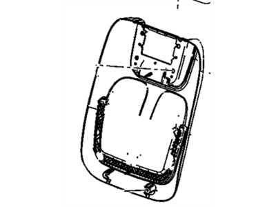 GM 20820043 Panel Assembly, Front Seat Back Cushion Finish *Light Ttnum